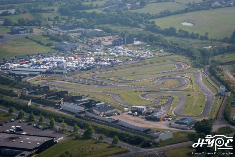 vue aérienne du circuit