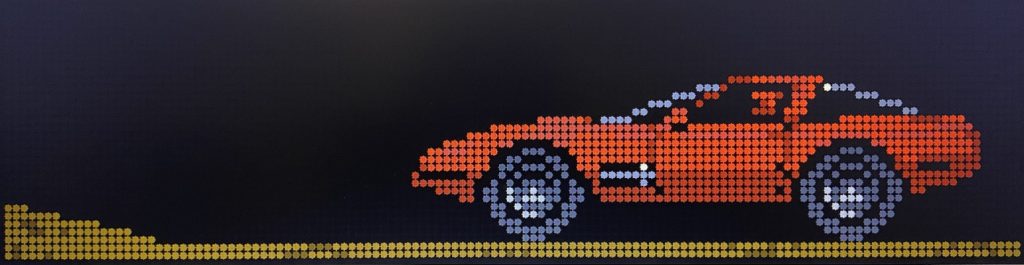 Bally Corvette : Sticky Tires scene Colorisation [Pin2DMD]